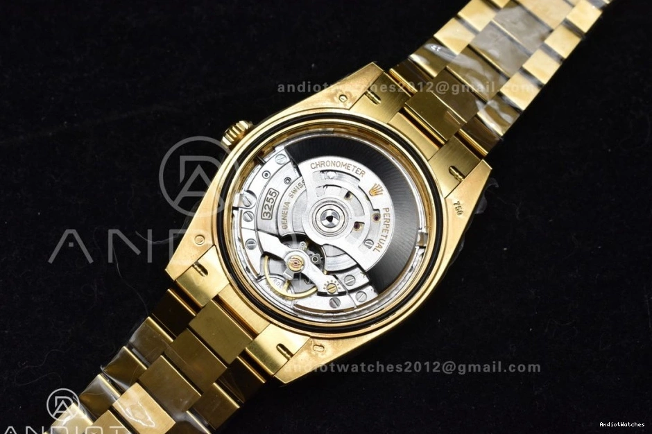 664 228238 Bracelet Dial VR3255 Edition (Gain ZeroBulk President 1:1 Date YG Best Silver ARF On Day Weight) Roman 40 0320